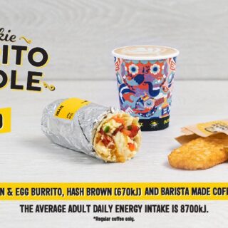 DEAL: Guzman Y Gomez - $9.50 Brekkie Burrito Bundle 1 DEAL: Guzman Y Gomez - $9.50 Brekkie Burrito Bundle 1