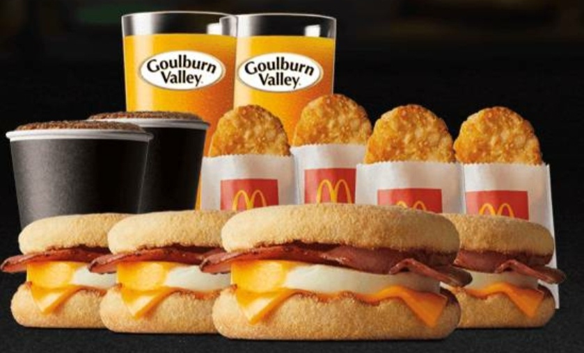 DEAL: McDonald’s - $29.95 Brekkie Bundle via Delivery (4 Muffins, 4 Hash Browns, 2 Coffees, 2 Orange Juices) 15