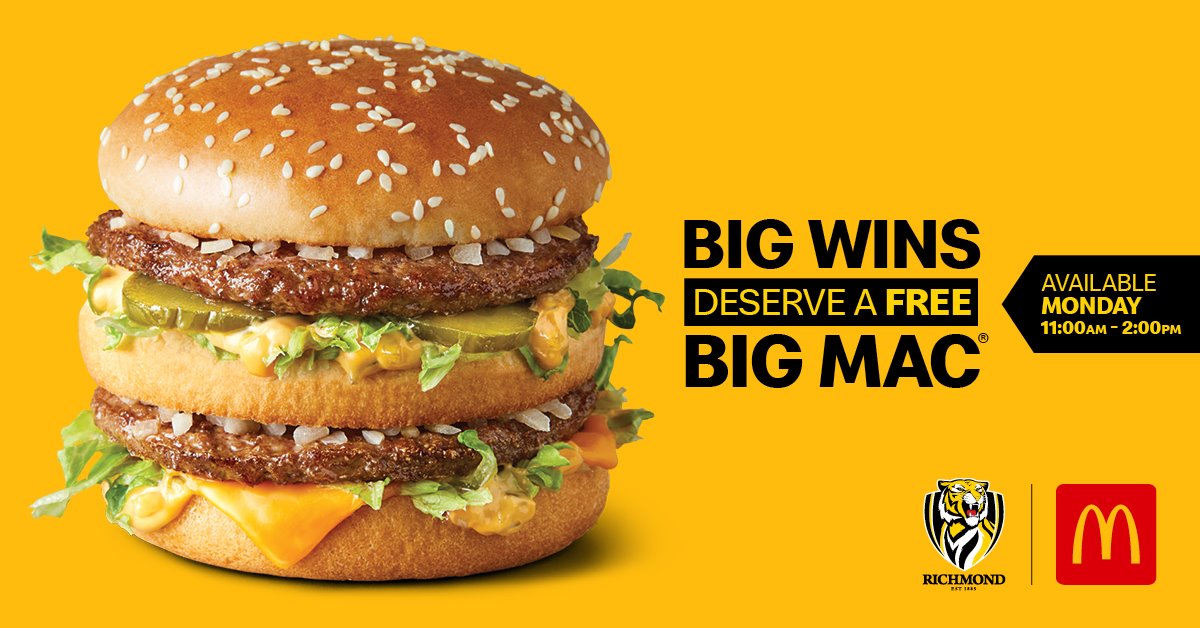 Deal Mcdonald S Free Big Mac Via Richmond Facebook Between 11 00am 2 00pm 26 October 2020 Vic Only Frugal Feeds
