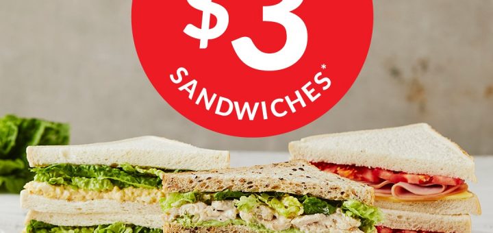 DEAL: OTR - $3 Sandwiches on Wednesdays until 17 November 2021 5