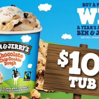 DEAL: Pizza Hut - $10 Ben & Jerry's Tub Pickup or Delivered 4