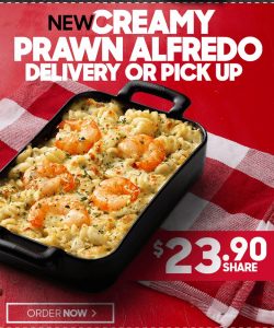 NEWS: Pizza Hut Pasta Range - New Creamy Prawn Alfredo 1