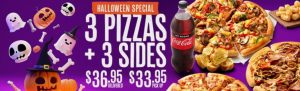 DEAL: Pizza Hut - 3 Large Pizzas + 3 Sides $33.95 Pickup or $36.95 Delivered, 4 Large Pizzas + 4 Sides $45 Delivered & More 3