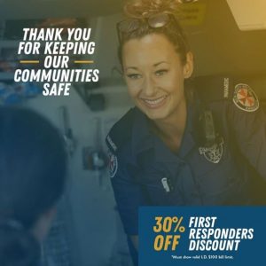 NEWS: Ribs & Burgers - 30% off for First Responders for Takeaway Orders 28