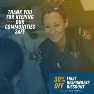 NEWS: Ribs & Burgers - 30% off for First Responders for Takeaway Orders 26