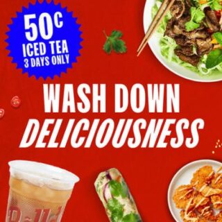 DEAL: Roll'd - 50c Ice Tea via Online Order or App (until 31 October 2020) 2