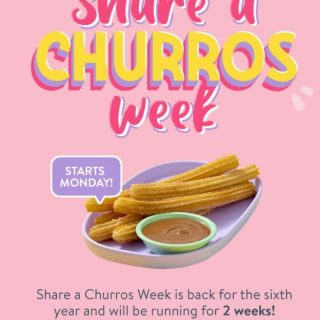 DEAL: San Churro - Donate $2 for Double Churros during Share a Churros Week (4-17 October 2021) 1