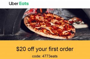 DEAL: Uber Eats - $20 off First Order + $10 off Additional Order (Targeted) 8