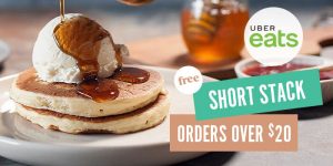 DEAL: Pancake Parlour - Free Short Stack with $20 Spend via Uber Eats (until 18 October 2020) 5