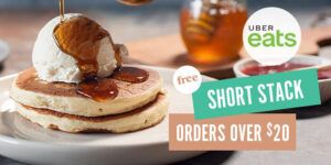 DEAL: Pancake Parlour - Free Short Stack with $20 Spend via Uber Eats (until 18 October 2020) 2