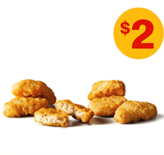DEAL: McDonald’s - 6 Chicken McNuggets for $2 (26 November 2020 - 30 Days 30 Deals) 10