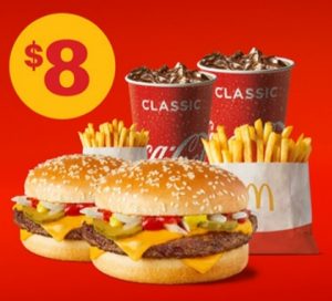 DEAL: McDonald’s - 2 Small Quarter Pounder Meals for $8 (7 November 2020 - 30 Days 30 Deals) 3