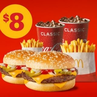 DEAL: McDonald’s - 2 Small Quarter Pounder Meals for $8 (7 November 2020 - 30 Days 30 Deals) 10