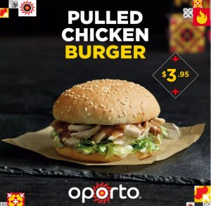 DEAL: Oporto - $3.95 Pulled Chicken Burger 3