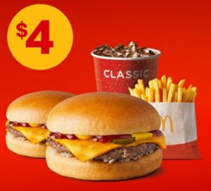 DEAL: McDonald’s - $4 Small Cheeseburger Meal & Extra Cheeseburger (22 November 2020 - 30 Days 30 Deals) 3