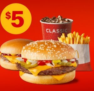 DEAL: McDonald’s - $5 Small Quarter Pounder Meal + Extra Cheeseburger (15 November 2020 - 30 Days 30 Deals) 3