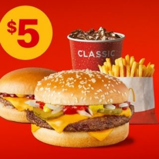DEAL: McDonald’s - $5 Small Quarter Pounder Meal + Extra Cheeseburger (15 November 2020 - 30 Days 30 Deals) 1