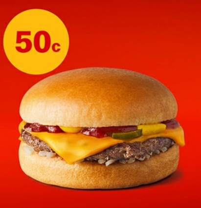 Deal Mcdonald S 50c Cheeseburger 1 November 2020 30 Days 30 Deals Frugal Feeds