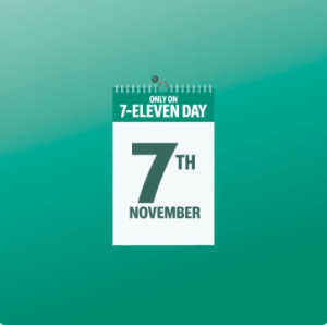 DEAL: 7-Eleven Day 2021 - Free Large Slurpee or Regular Coffee with Any Purchase (7 November 2021) 7