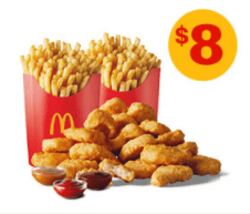 DEAL: McDonald’s - $8 Mates Share Pack with 18 Nuggets & 2 Large Fries (20 November 2020 - 30 Days 30 Deals) 6