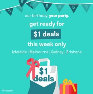 DEAL: Deliveroo - $1 Deals at Participating Restaurants at 1pm Daily (10 to 13 November 2020) 5