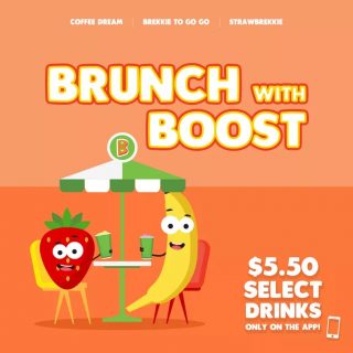 DEAL: Boost Juice - $5.50 Selected Breakfast Drinks (3 November 2020) 8