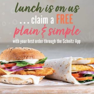DEAL: Schnitz - Free Plain & Simple Wrap or Roll with First Order of $3+ through Schnitz App 4