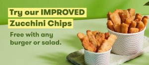 DEAL: Grill'd - Free Zucchini Chips with Burger or Salad Purchase (Relish Members) 3