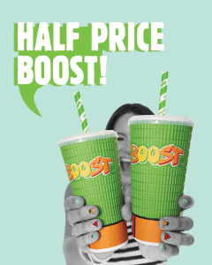DEAL: Boost Juice - Buy One Original Boost Get One Half Price at Selected Stores (until 29 November 2020) 8