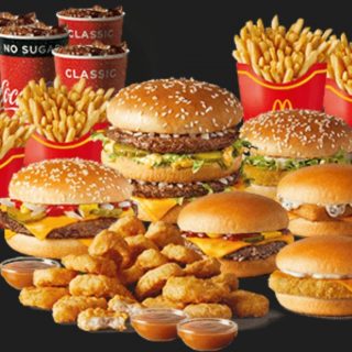 DEAL: McDonald’s $57.95 McFamily Box via Uber Eats, DoorDash, Deliveroo & Menulog (4 Large Burgers, 2 Small Burgers, 4 Medium Fries, 20 Nuggets, 4 Soft Drinks) 3