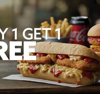 DEAL: Red Rooster - Buy One Get One Free Parmi Burger or Parmi Roll via Menulog 10