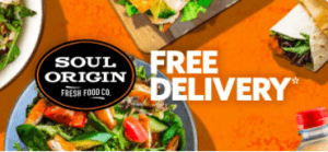 DEAL: Soul Origin - Free Delivery with $10 Spend via Menulog 8