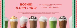DEAL: Starbucks - Half Price Frappuccinos (5-6pm, 26-27 November 2020) 7