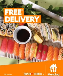 DEAL: Sushi Hub - Free Delivery via Menulog 9