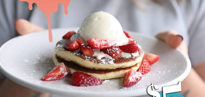 DEAL: Pancake Parlour - $5 Hotcakes Any Time Temperature Hits 30°C at Melbourne Airport 5