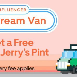 DEAL: Uber Eats Influencer Ice Cream Van - Free Ben & Jerry's Pints from 3pm to 10:30pm Daily (6,000 Total) 3
