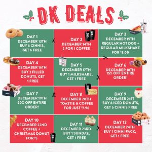 DEAL: Donut King - DK App Rewards Deals from 13-24 December 2020 4