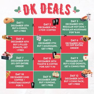 DEAL: Donut King - DK App Rewards Deals from 13-24 December 2020 10