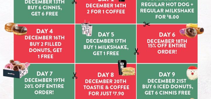 DEAL: Donut King - DK App Rewards Deals from 13-24 December 2020 3