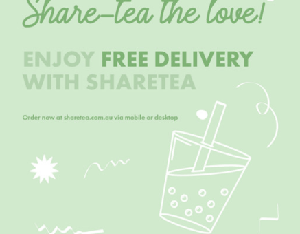 DEAL: Sharetea - Free Delivery with No Minimum Spend via DoorDash 1