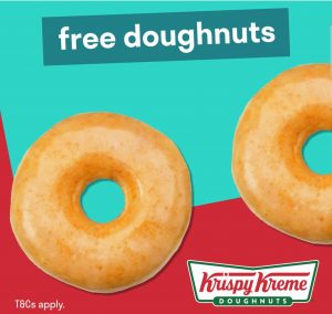 DEAL: Krispy Kreme - 4 Free Original Glazed Doughnuts with $20+ Spend via Deliveroo 6