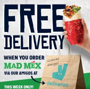 DEAL: Mad Mex - Free Delivery with $20+ Spend via Deliveroo (until 13 February 2022) 4