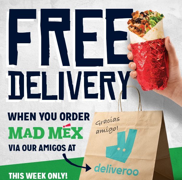 DEAL: Mad Mex - Free Delivery with $20+ Spend via Deliveroo (until 13 February 2022) 8
