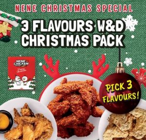 DEAL: Nene Chicken Christmas Pack - 18 Wingettes & Drumettes for $21.95 (VIC/NSW/QLD), 12 Wings for $19.95(WA)/$21.95 (NT) 5