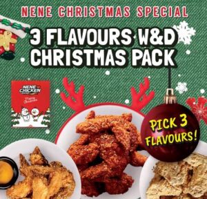 DEAL: Nene Chicken Christmas Pack - 18 Wingettes & Drumettes for $28.45 (VIC/NSW) $29,45 (QLD), 12 Wings for $28.45 (WA) $31.20 (NT) 3