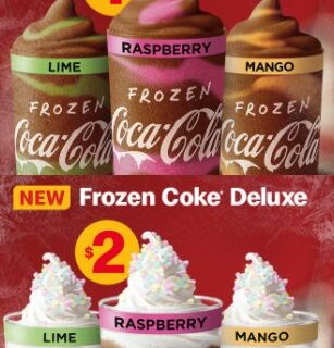 NEWS: McDonald's - New $1 Frozen Coke Flavours & $2 Frozen Coke Deluxe 9