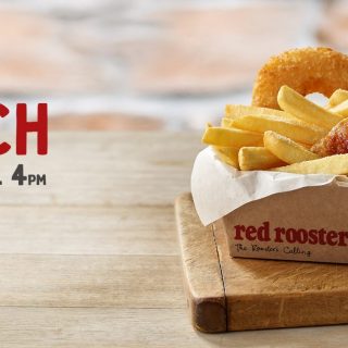 DEAL: Red Rooster - $5.95 Troppo Lunch until 4pm (Quarter Chicken, Chips & Pineapple Fritter) 8