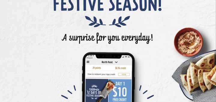DEAL: Zeus Street Greek - $10 or $5 Free Credit Daily via App (12 Days of Festive Season from 13-24 December 2020) 8