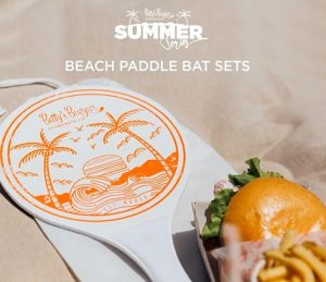 DEAL: Betty's Burgers - Free Beach Paddle Bats with Classic Burger, Fries & Drink Purchase 5