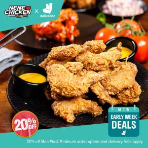 DEAL: Nene Chicken - 20% off with $30+ Spend on Mondays-Wednesdays via Deliveroo (until 14 September 2022) 7